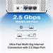 WiFi router TP-Link Mercusys Halo H27BE(1-pack) WiFi 7, BE3600, 1x 2.5GLAN, 2x GLAN, 2,4/5 GHz
