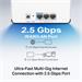 WiFi router TP-Link Mercusys Halo H85X(3-pack) WiFi 6, AX3000, 1x 2,5GLAN, 2x GLAN2,4/5 GHz