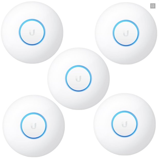 WiFi router Ubiquiti Networks UAP-NanoHD Compact UniFi Wave2 AC AP, 5pack