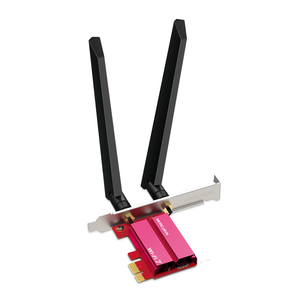 Síťová karta TP-Link Mercusys MA47BE WiFi 7, PCIe, 2,4/5/6GHz, Full/Low bracket