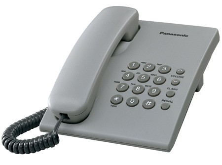 Telefon Panasonic KX-TS500FXH šedý