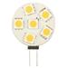 Žárovka G4 1,2W 6pcs 5050 chip, 10-30V 25x35mm , 2700-3500K , 90Lm